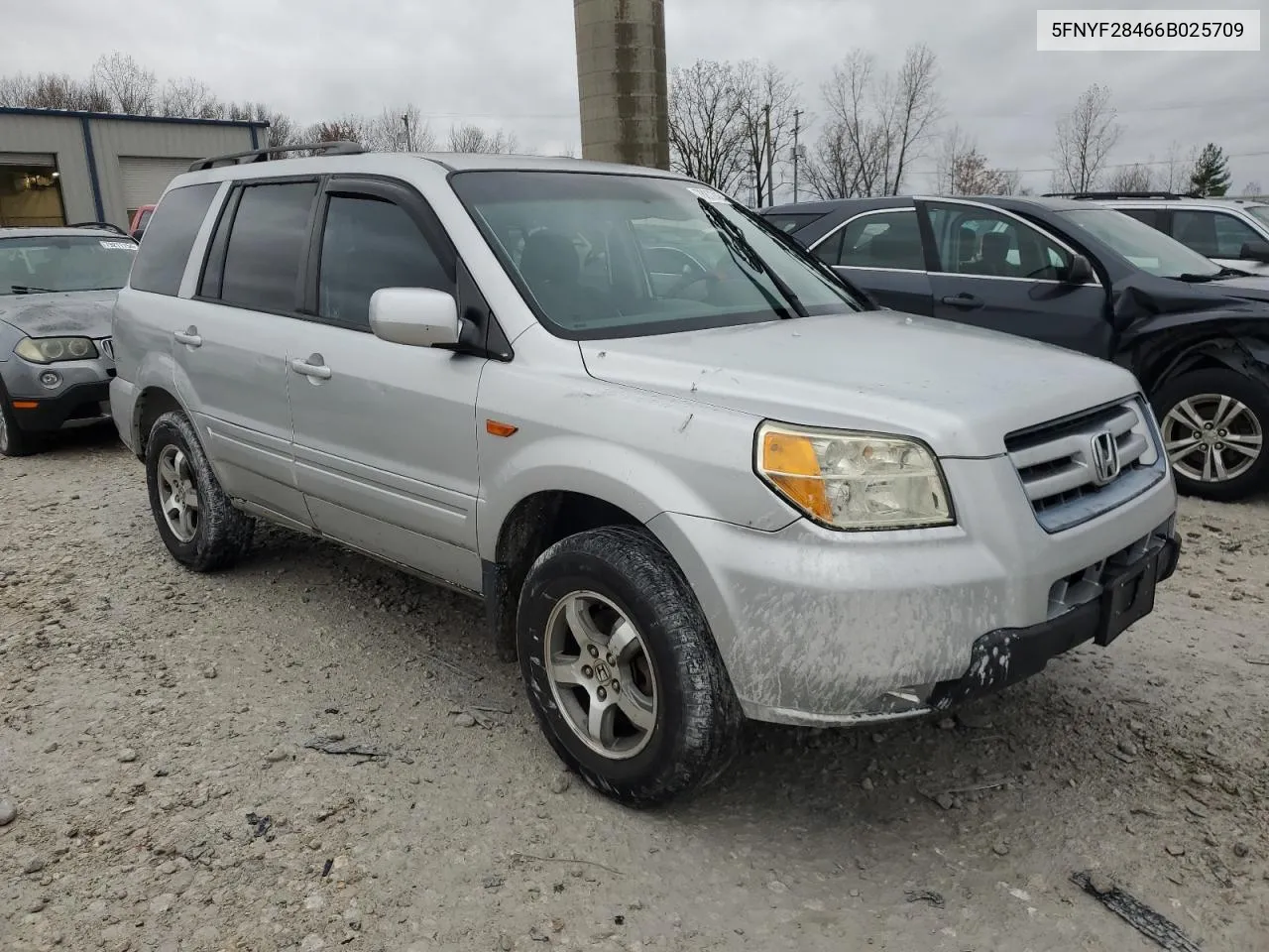 2006 Honda Pilot Ex VIN: 5FNYF28466B025709 Lot: 78872464