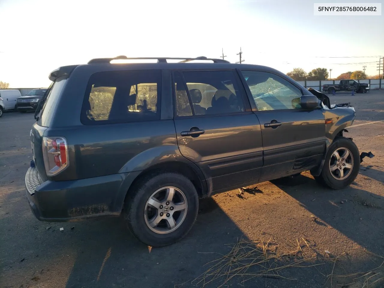 2006 Honda Pilot Ex VIN: 5FNYF28576B006482 Lot: 79266804