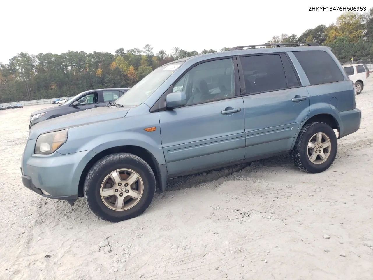 2006 Honda Pilot Ex VIN: 2HKYF18476H506953 Lot: 79525254