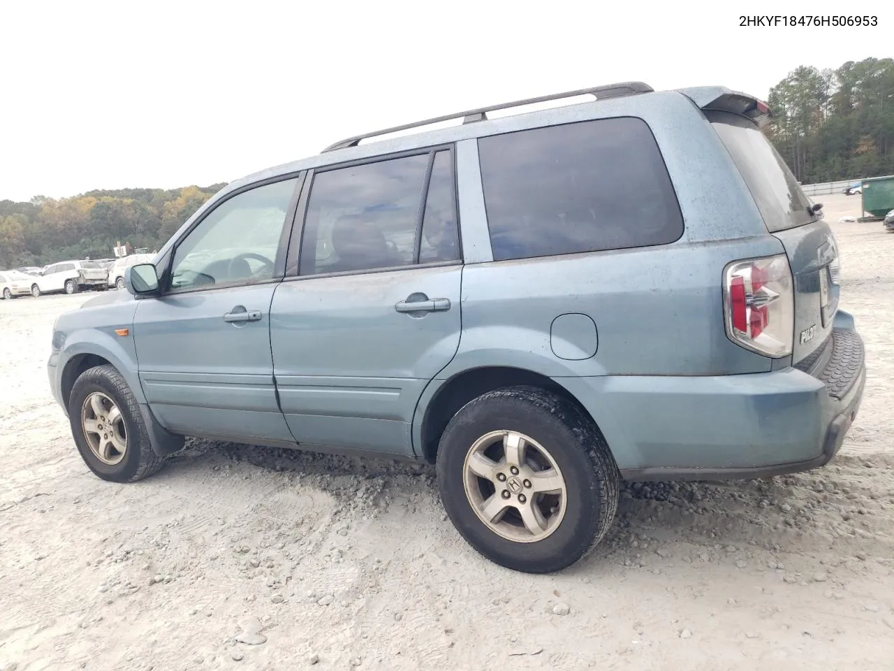 2006 Honda Pilot Ex VIN: 2HKYF18476H506953 Lot: 79525254