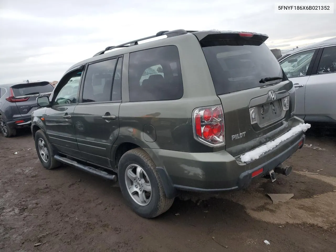 2006 Honda Pilot Ex VIN: 5FNYF186X6B021352 Lot: 79867064