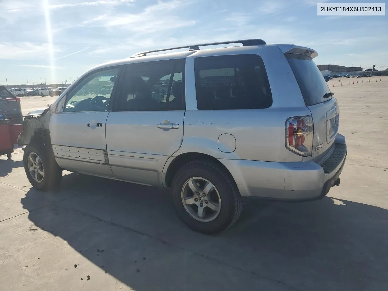 2006 Honda Pilot Ex VIN: 2HKYF184X6H502413 Lot: 79869864