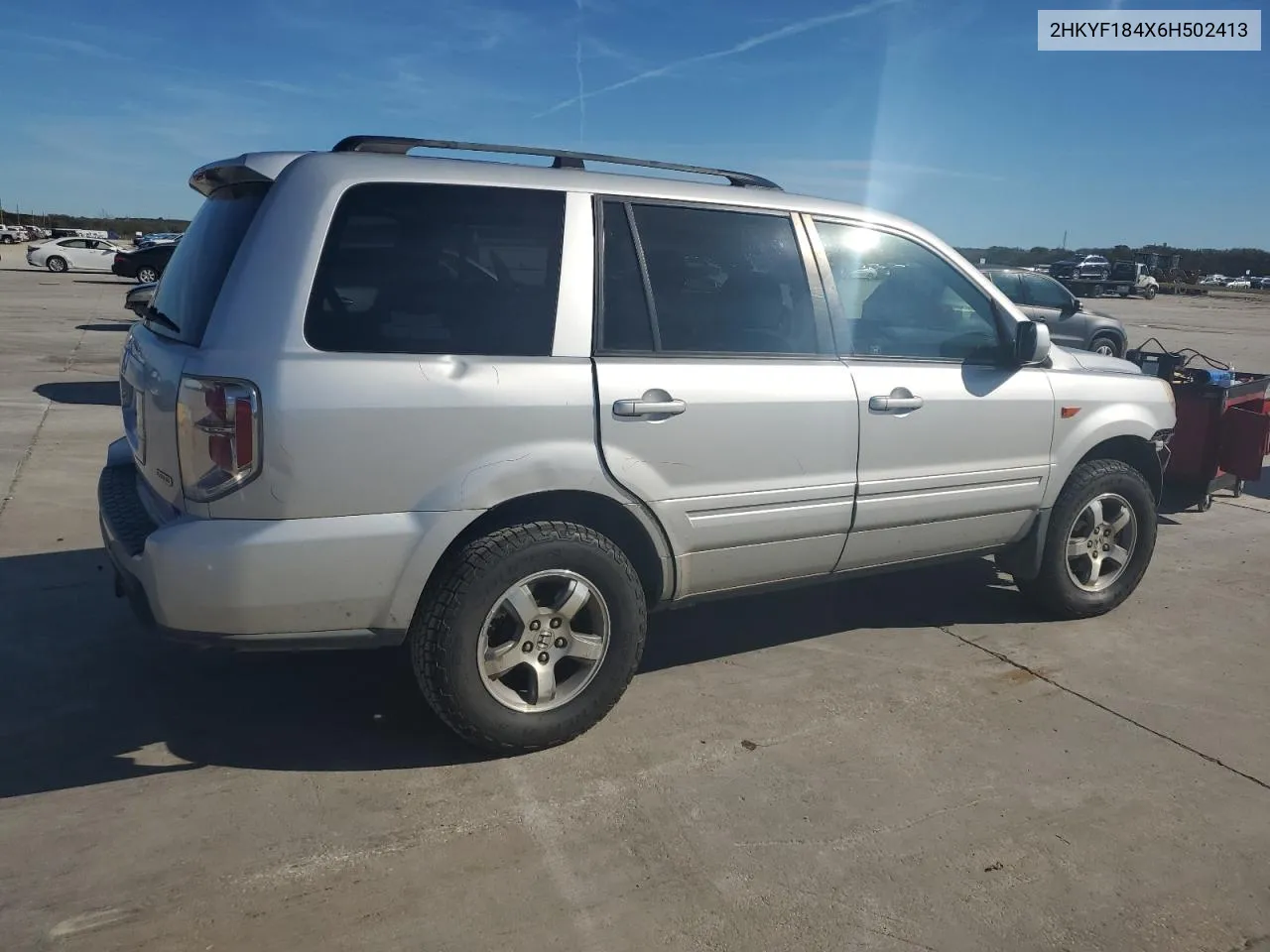 2006 Honda Pilot Ex VIN: 2HKYF184X6H502413 Lot: 79869864