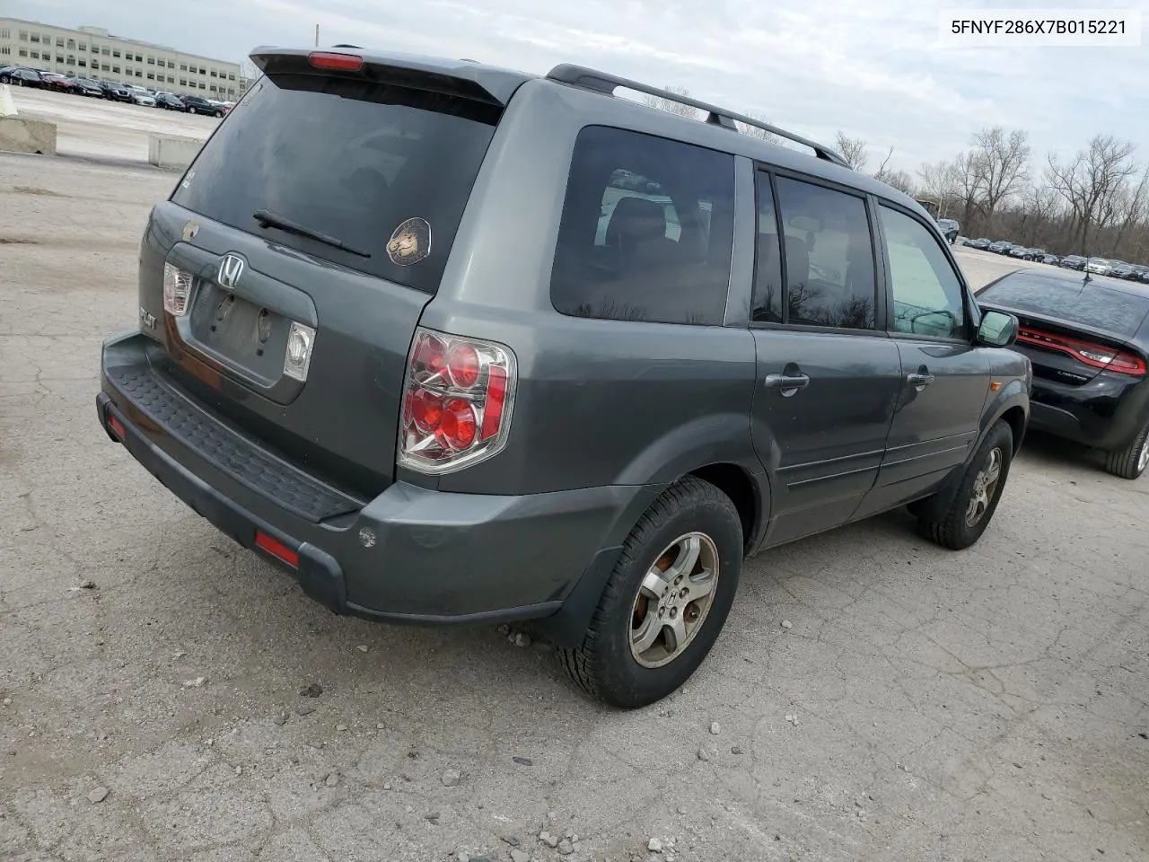 2007 Honda Pilot Exl VIN: 5FNYF286X7B015221 Lot: 47697324