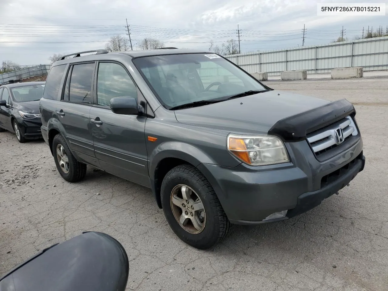 2007 Honda Pilot Exl VIN: 5FNYF286X7B015221 Lot: 47697324