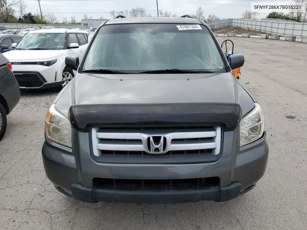 2007 Honda Pilot Exl VIN: 5FNYF286X7B015221 Lot: 47697324