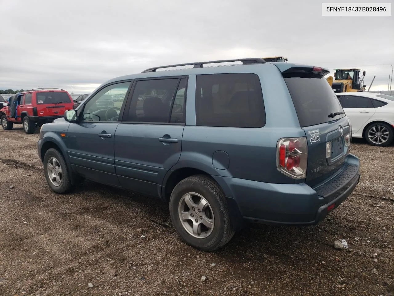 5FNYF18437B028496 2007 Honda Pilot Ex