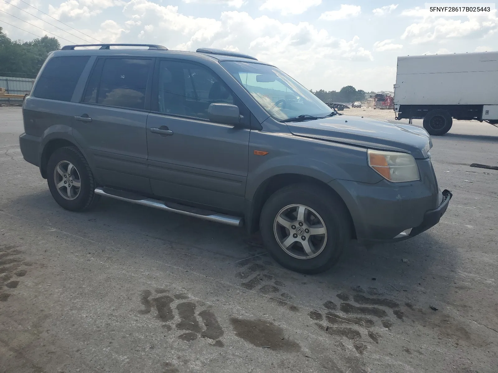 5FNYF28617B025443 2007 Honda Pilot Exl