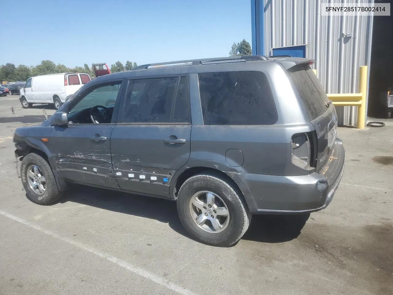 2007 Honda Pilot Exl VIN: 5FNYF28517B002414 Lot: 62293444