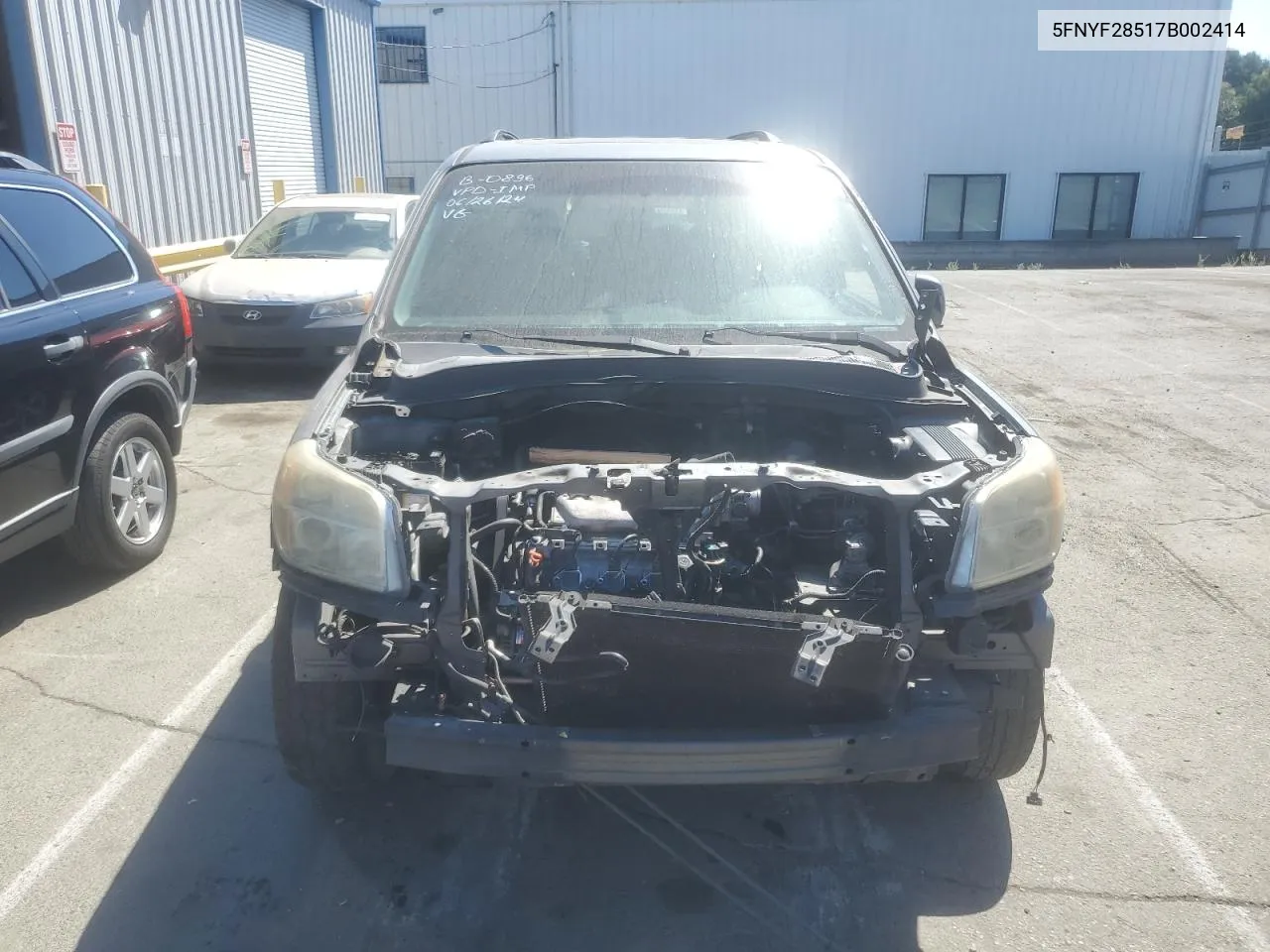 5FNYF28517B002414 2007 Honda Pilot Exl