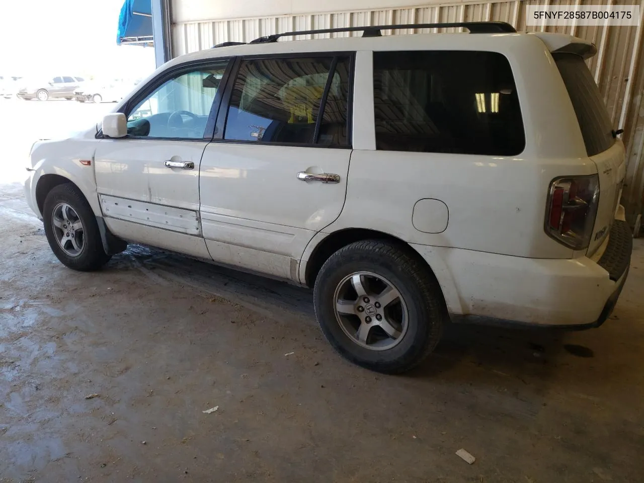 2007 Honda Pilot Exl VIN: 5FNYF28587B004175 Lot: 62734684