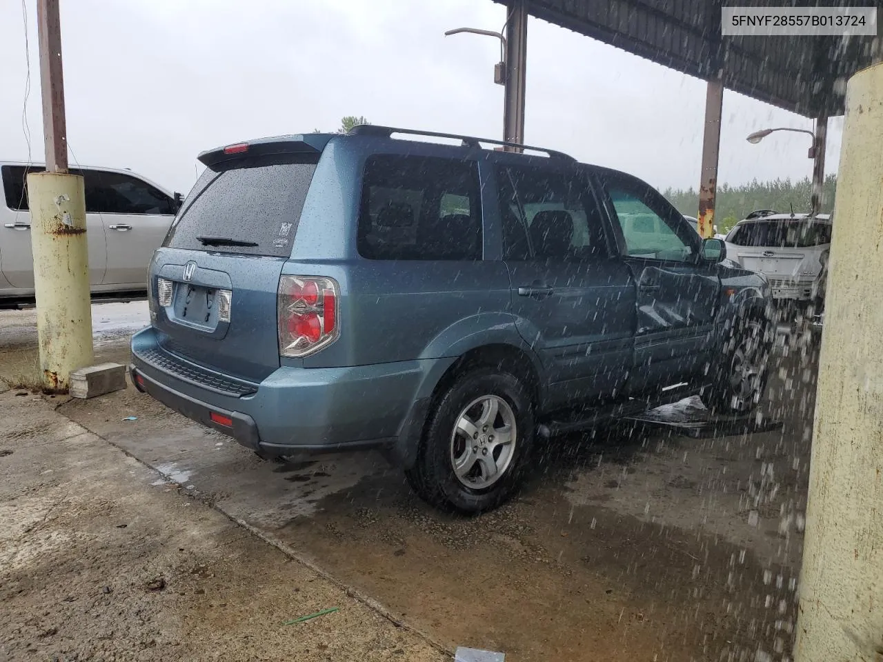 2007 Honda Pilot Exl VIN: 5FNYF28557B013724 Lot: 65541444