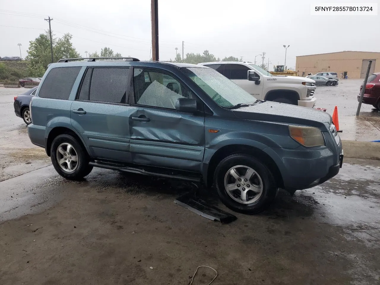 2007 Honda Pilot Exl VIN: 5FNYF28557B013724 Lot: 65541444