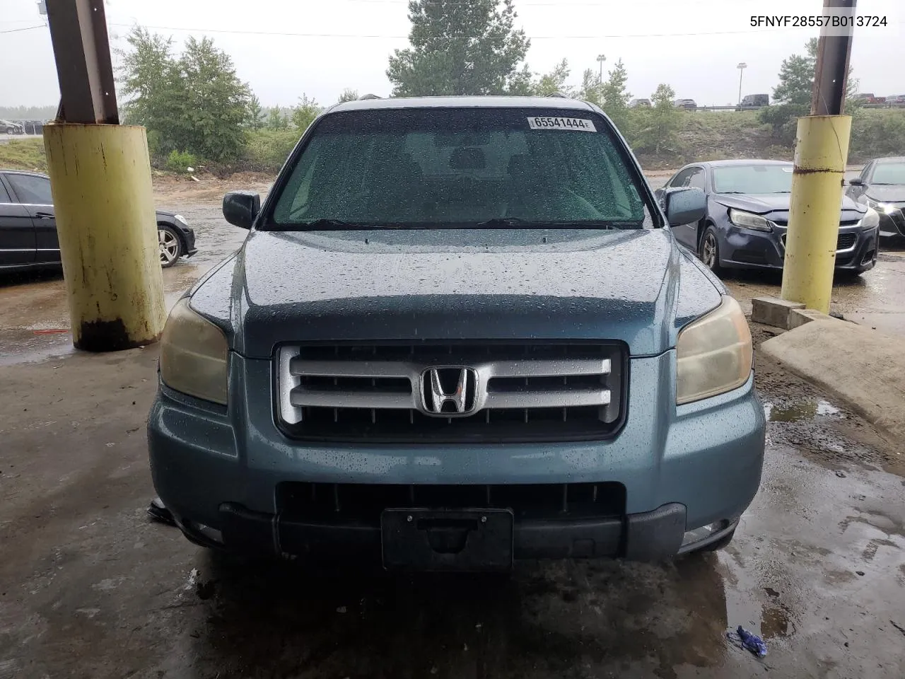 2007 Honda Pilot Exl VIN: 5FNYF28557B013724 Lot: 65541444