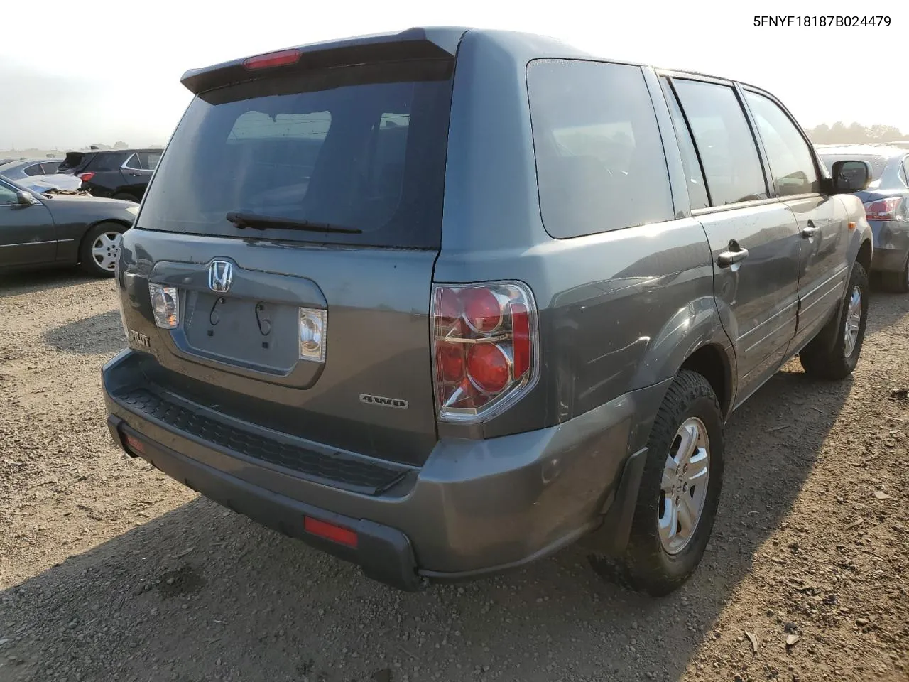 5FNYF18187B024479 2007 Honda Pilot Lx