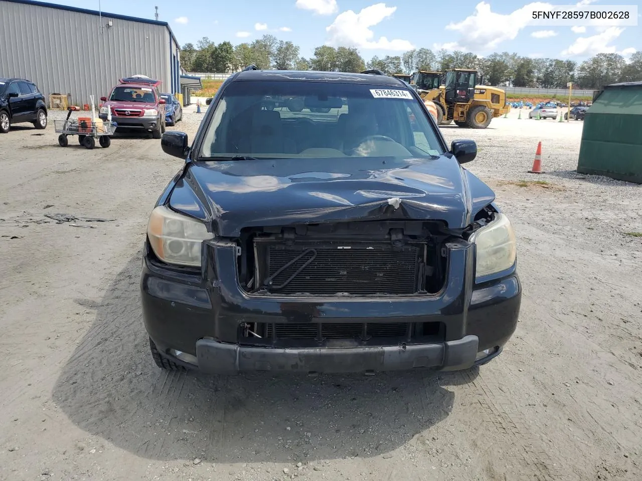 2007 Honda Pilot Exl VIN: 5FNYF28597B002628 Lot: 67846314