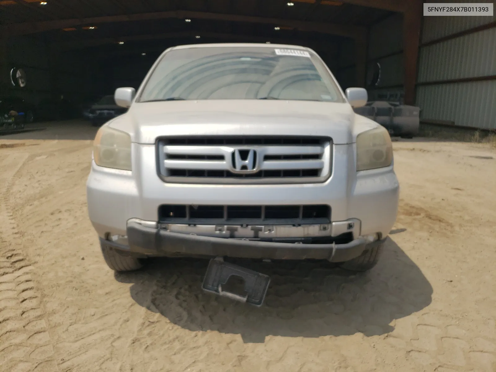 5FNYF284X7B011393 2007 Honda Pilot Ex