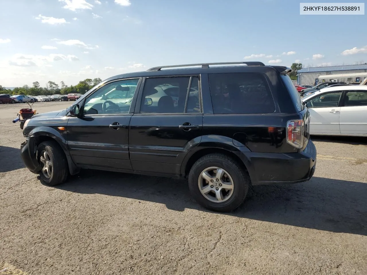 2007 Honda Pilot Exl VIN: 2HKYF18627H538891 Lot: 68786744