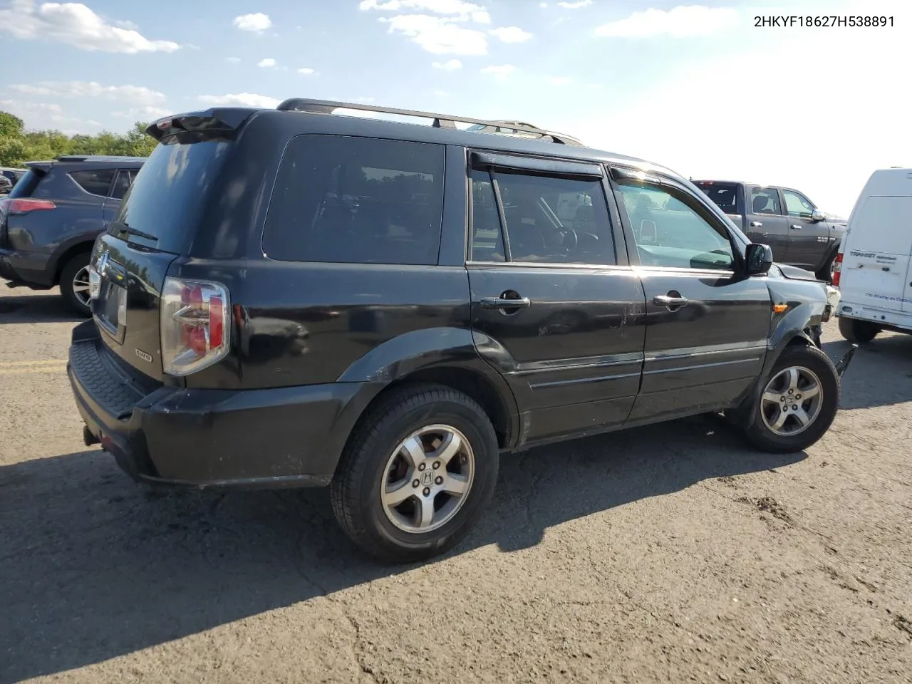 2HKYF18627H538891 2007 Honda Pilot Exl