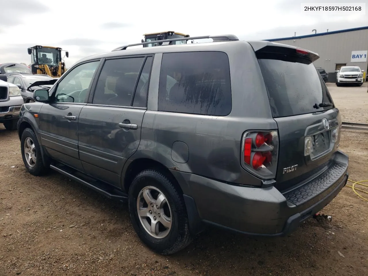 2007 Honda Pilot Exl VIN: 2HKYF18597H502168 Lot: 69405964