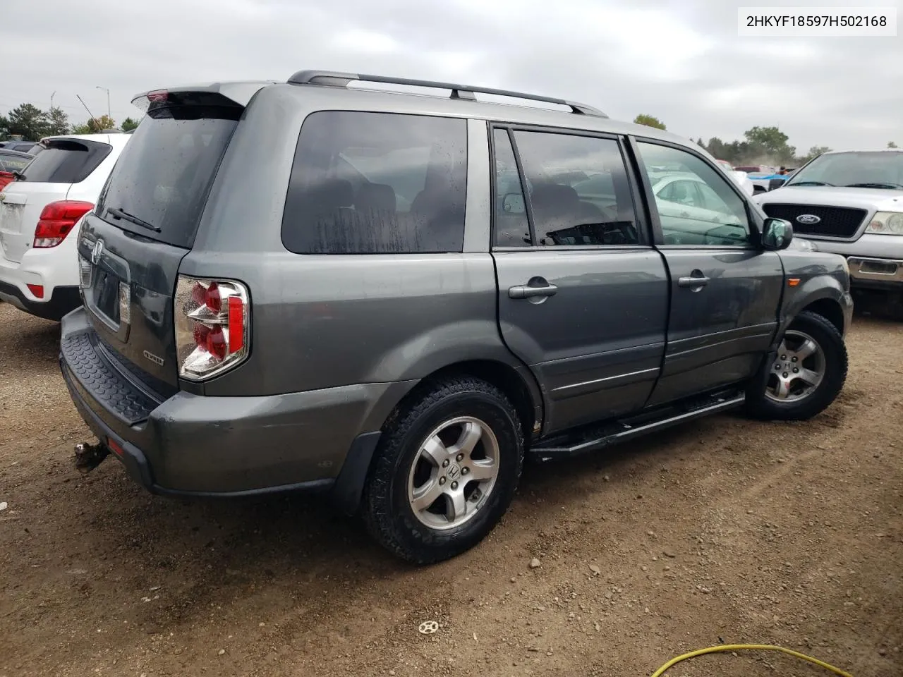 2007 Honda Pilot Exl VIN: 2HKYF18597H502168 Lot: 69405964