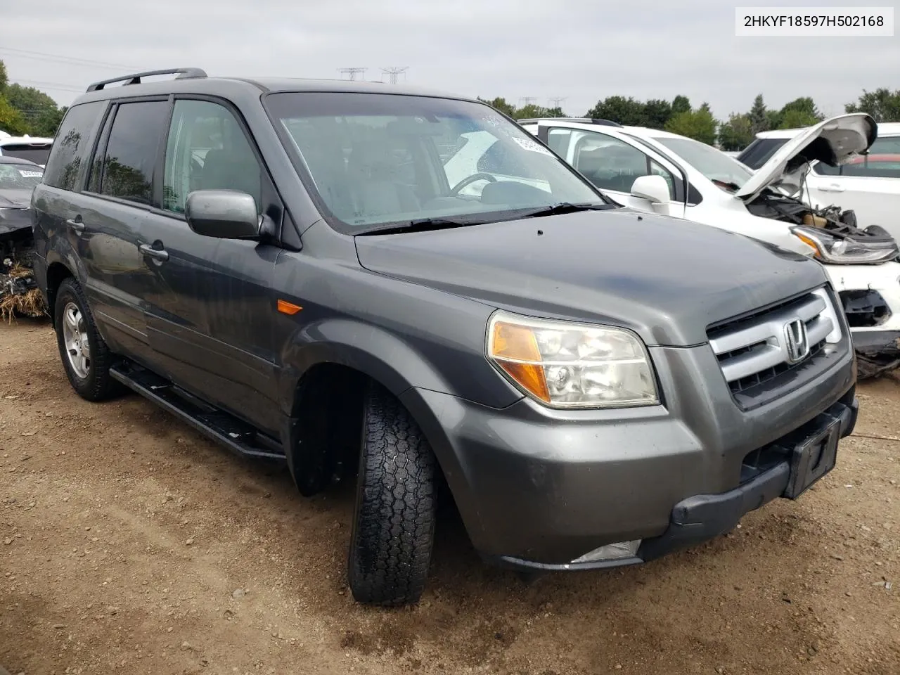 2007 Honda Pilot Exl VIN: 2HKYF18597H502168 Lot: 69405964