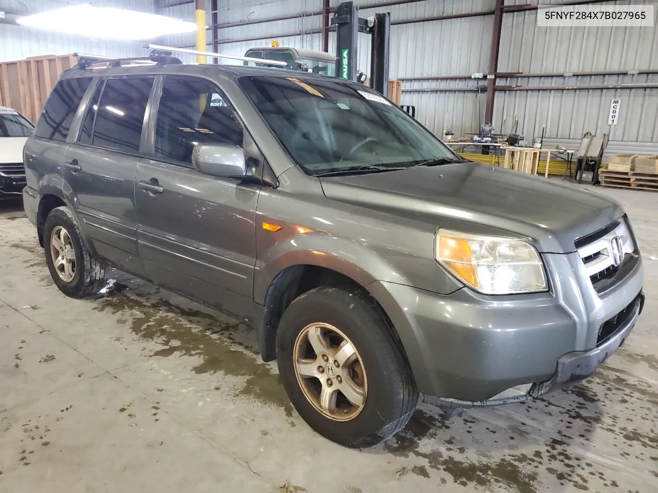 5FNYF284X7B027965 2007 Honda Pilot Ex