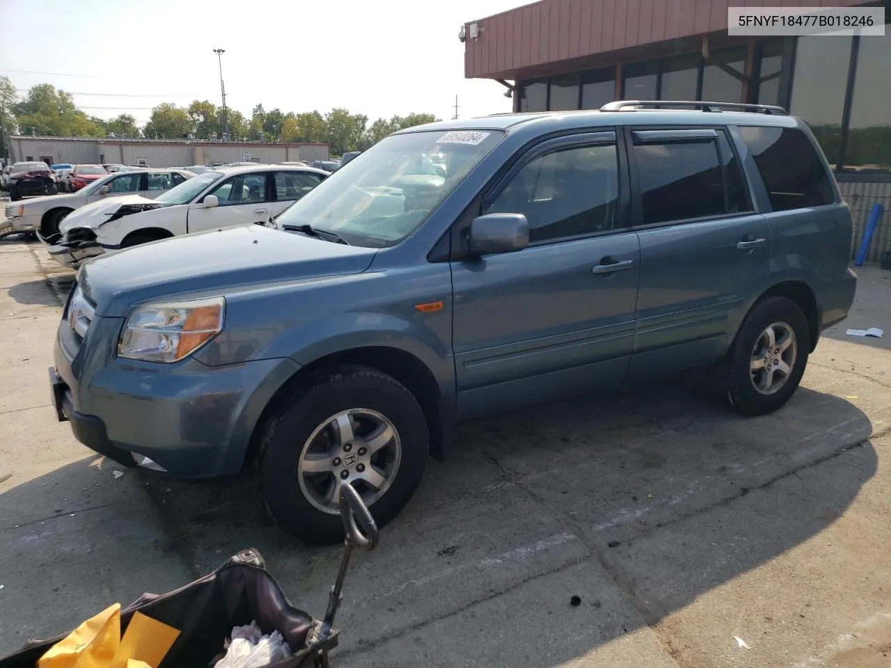 5FNYF18477B018246 2007 Honda Pilot Ex