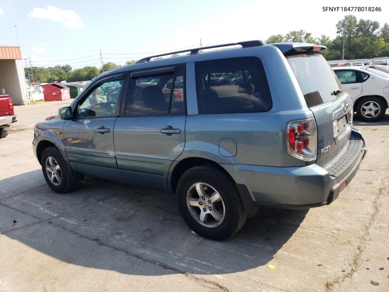 2007 Honda Pilot Ex VIN: 5FNYF18477B018246 Lot: 69540264