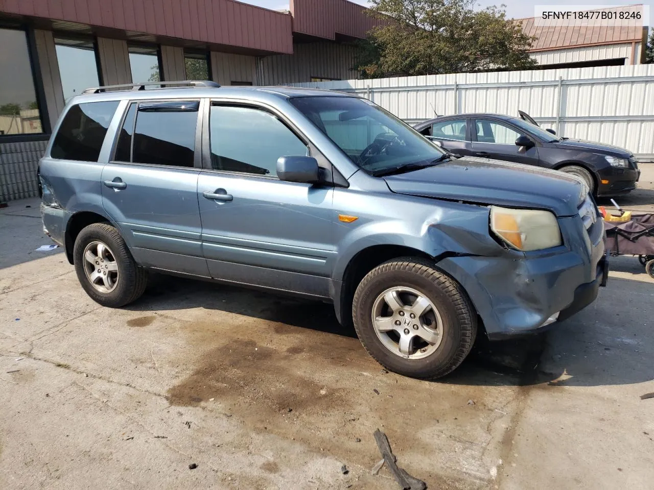 2007 Honda Pilot Ex VIN: 5FNYF18477B018246 Lot: 69540264