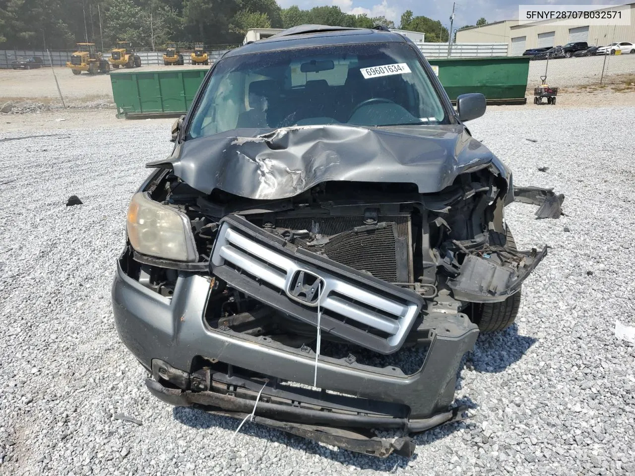 5FNYF28707B032571 2007 Honda Pilot Exl