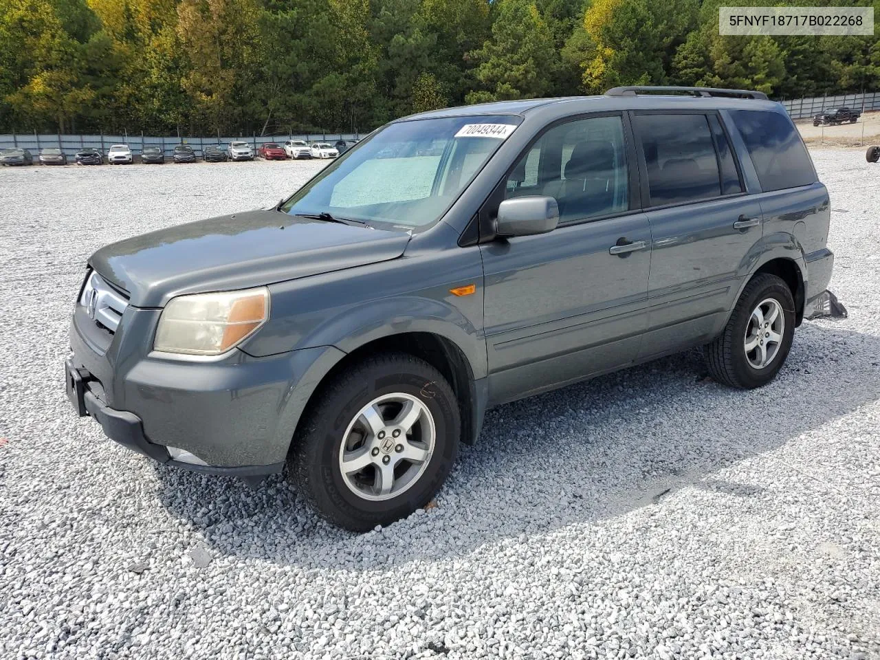 5FNYF18717B022268 2007 Honda Pilot Exl