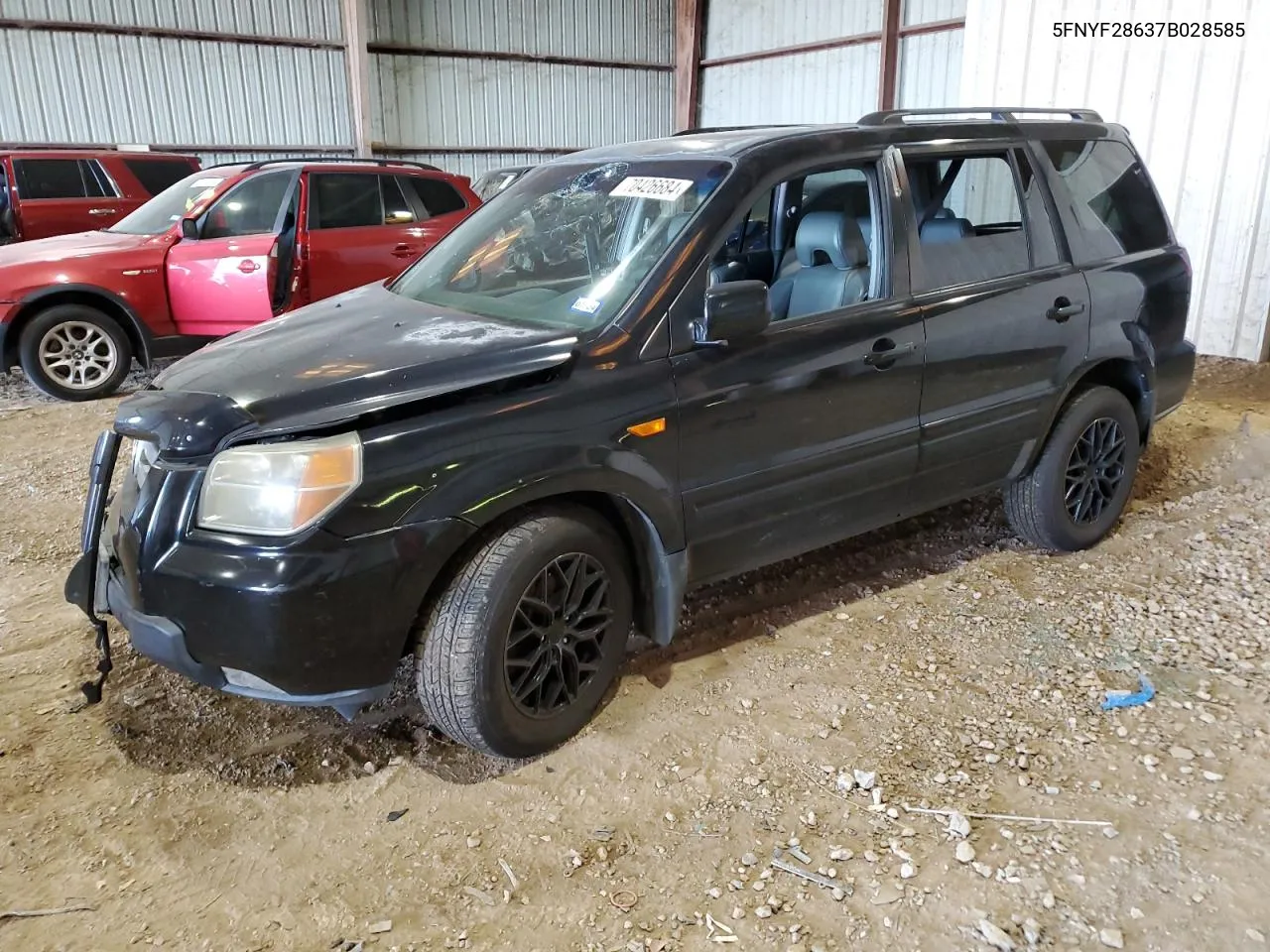 2007 Honda Pilot Exl VIN: 5FNYF28637B028585 Lot: 70426684