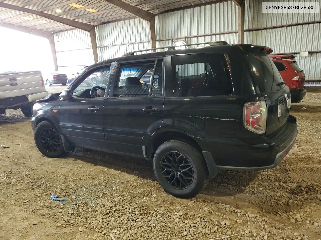 2007 Honda Pilot Exl VIN: 5FNYF28637B028585 Lot: 70426684