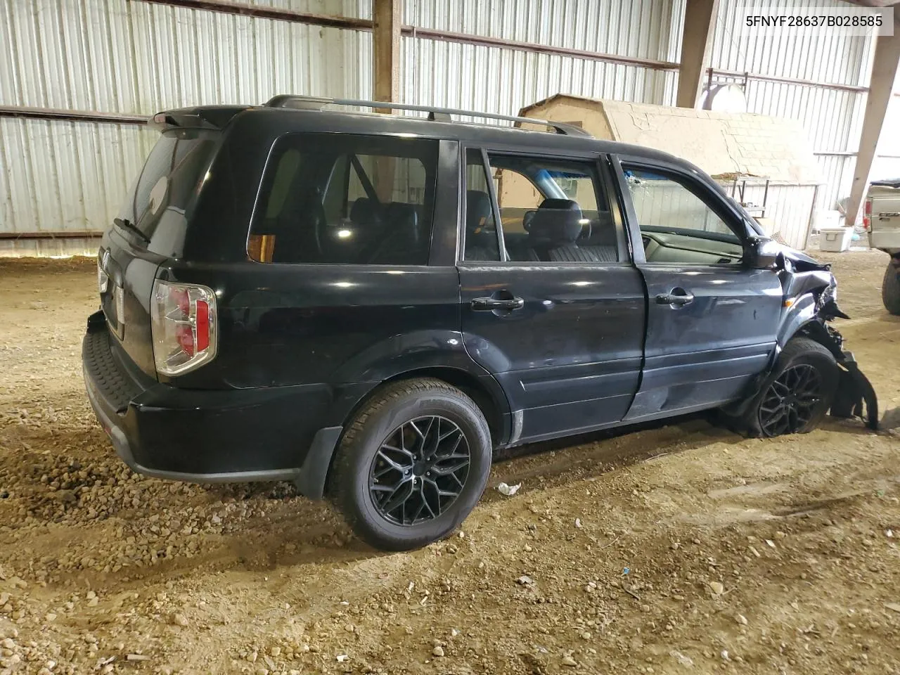 2007 Honda Pilot Exl VIN: 5FNYF28637B028585 Lot: 70426684