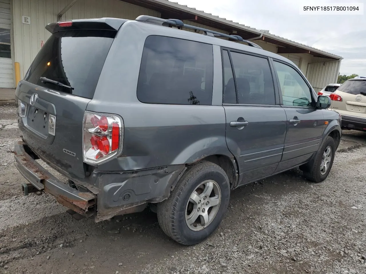 2007 Honda Pilot Exl VIN: 5FNYF18517B001094 Lot: 72405604