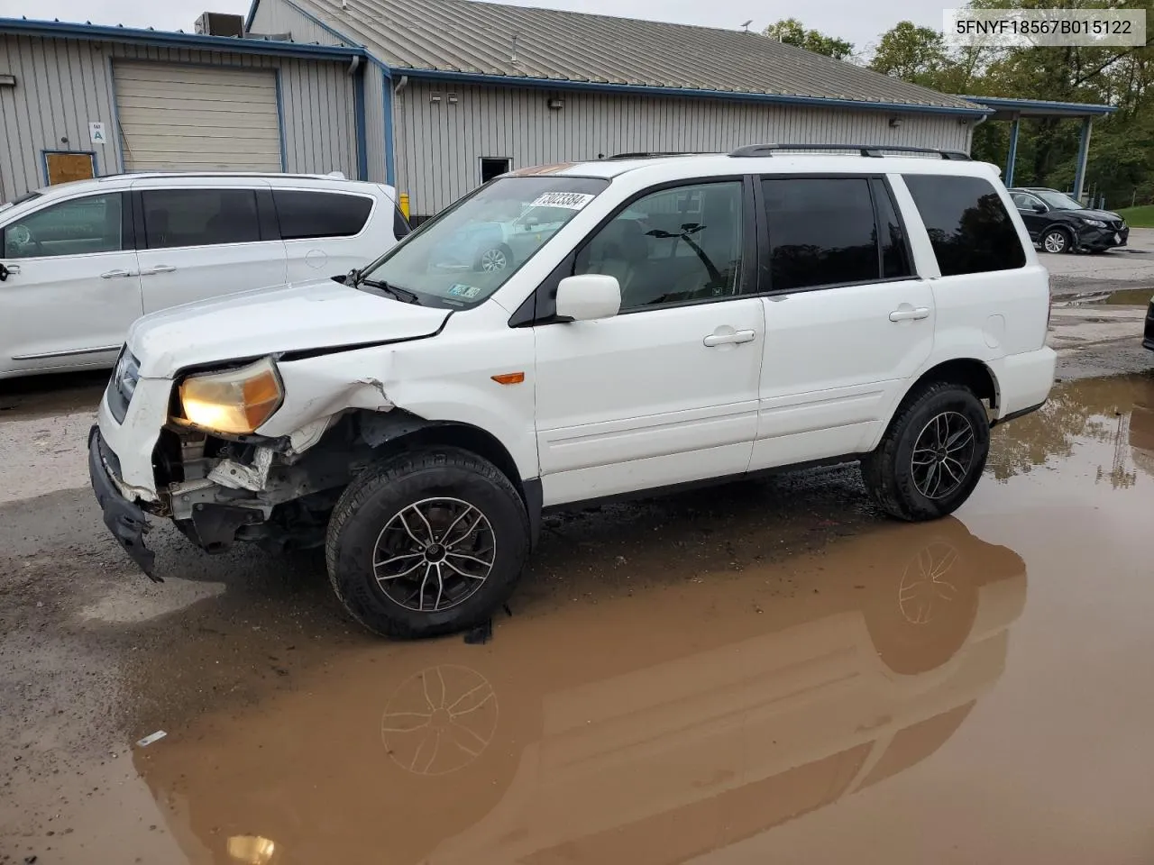 2007 Honda Pilot Exl VIN: 5FNYF18567B015122 Lot: 73023384