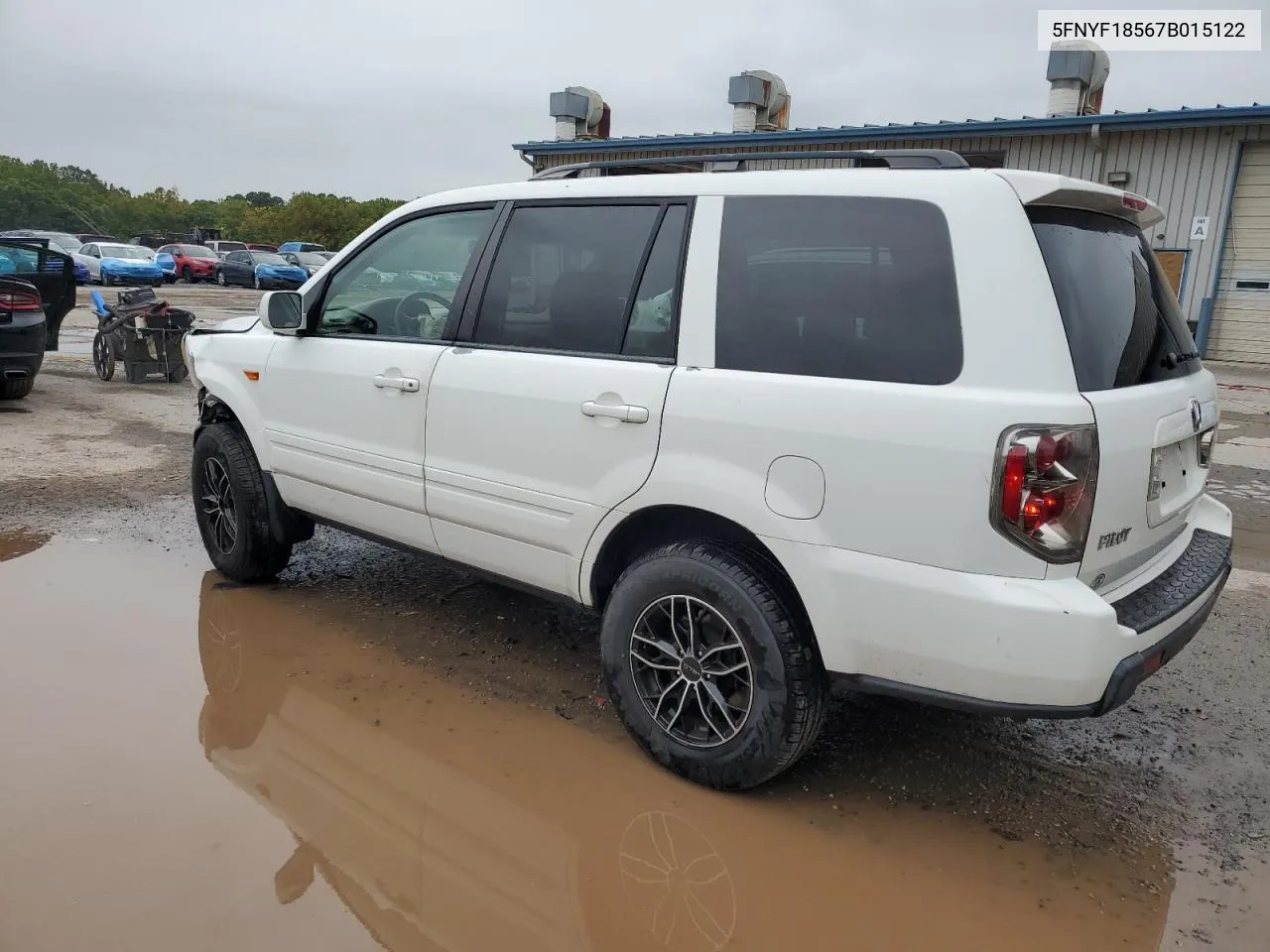 2007 Honda Pilot Exl VIN: 5FNYF18567B015122 Lot: 73023384