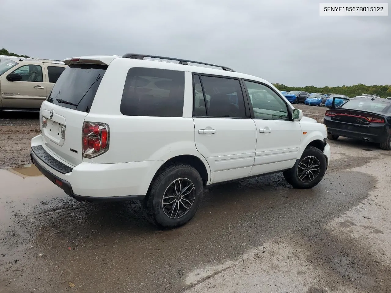 2007 Honda Pilot Exl VIN: 5FNYF18567B015122 Lot: 73023384