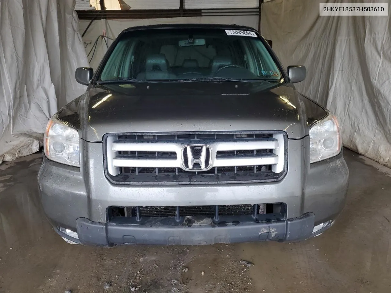 2007 Honda Pilot Exl VIN: 2HKYF18537H503610 Lot: 73089694