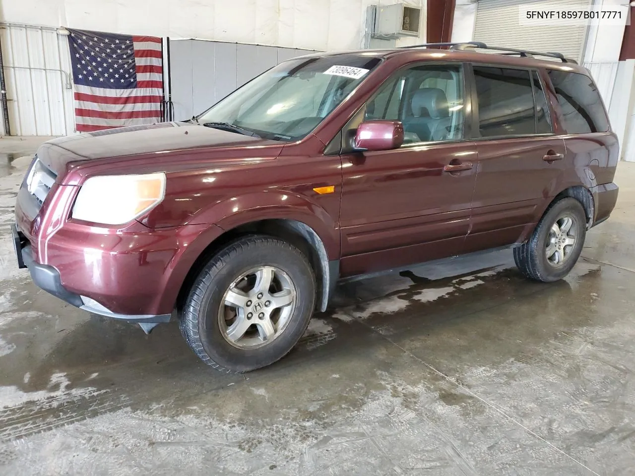 5FNYF18597B017771 2007 Honda Pilot Exl