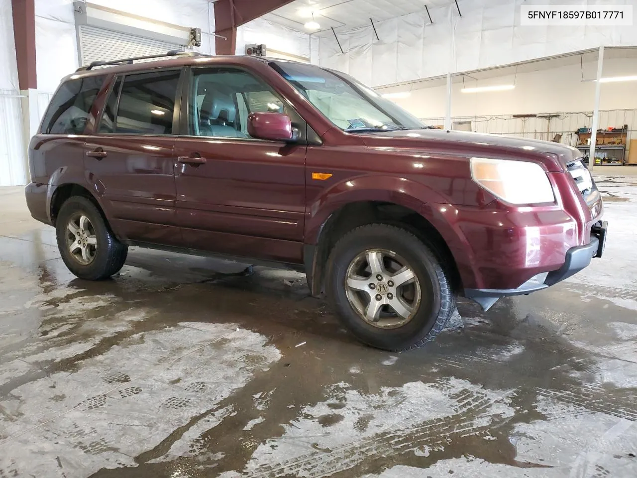 5FNYF18597B017771 2007 Honda Pilot Exl