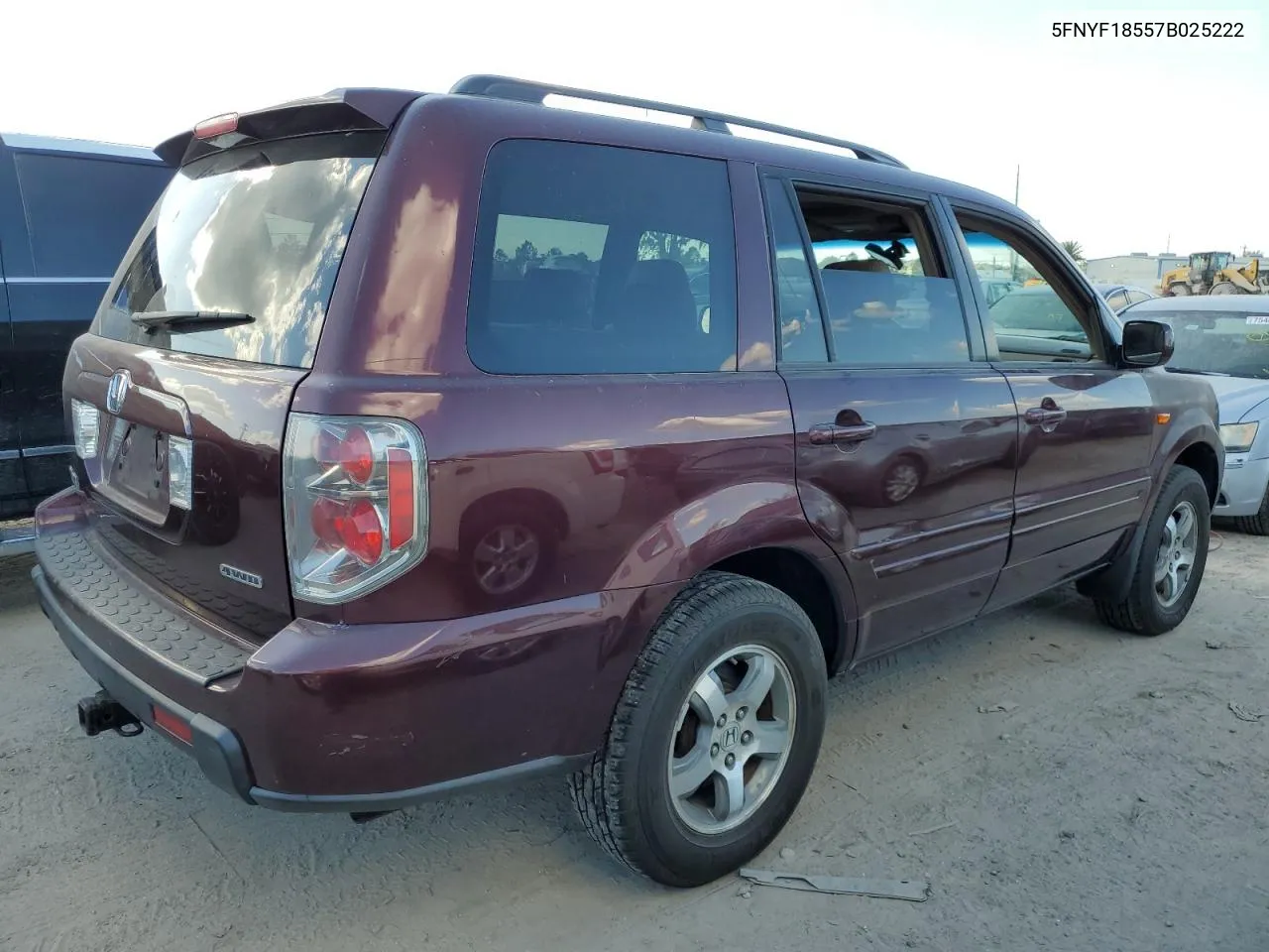 5FNYF18557B025222 2007 Honda Pilot Exl