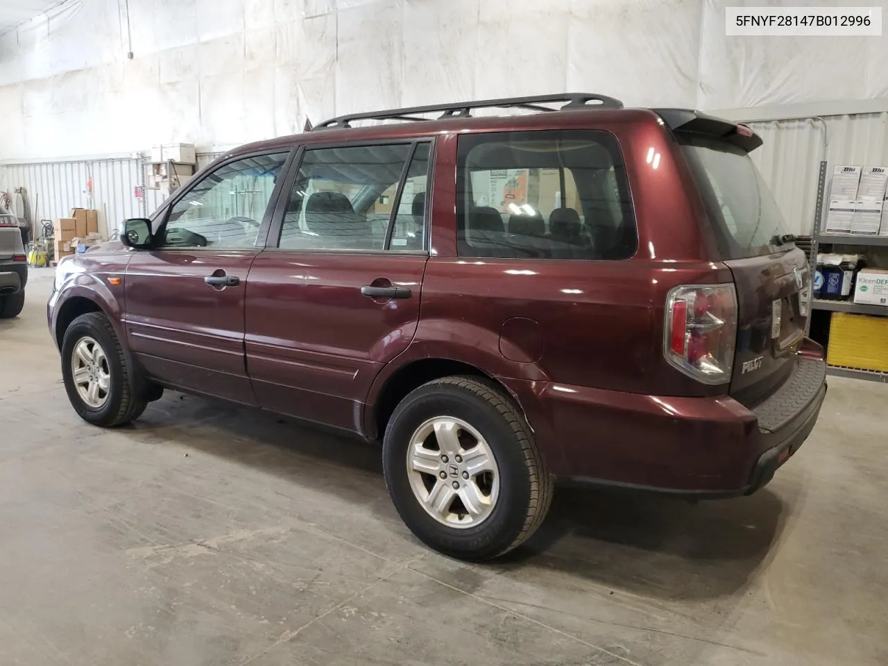 5FNYF28147B012996 2007 Honda Pilot Lx