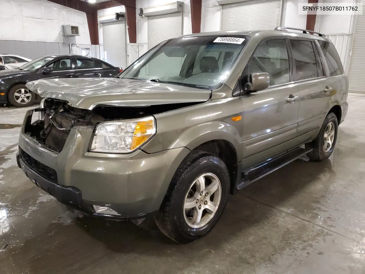 2007 Honda Pilot Exl VIN: 5FNYF18507B011762 Lot: 75898864