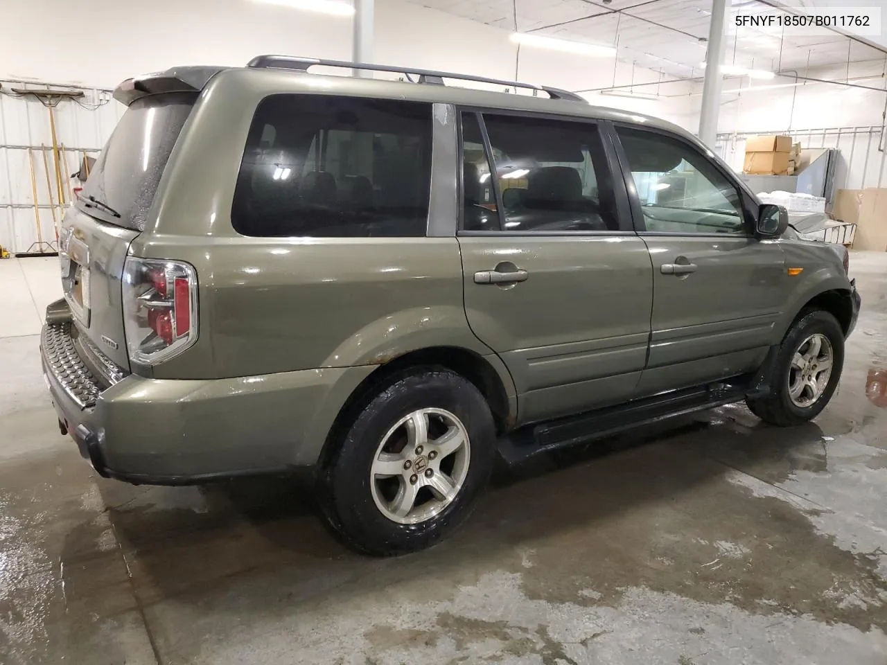 2007 Honda Pilot Exl VIN: 5FNYF18507B011762 Lot: 75898864