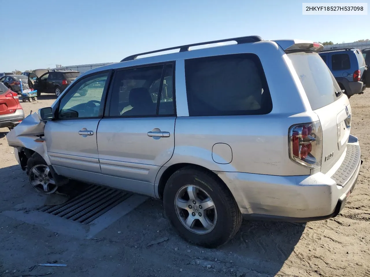 2007 Honda Pilot Exl VIN: 2HKYF18527H537098 Lot: 76275304