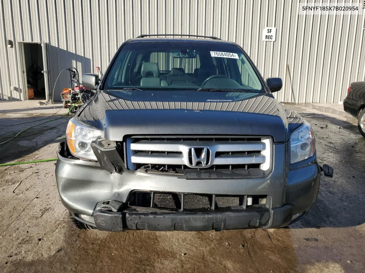 2007 Honda Pilot Exl VIN: 5FNYF185X7B020954 Lot: 76584054