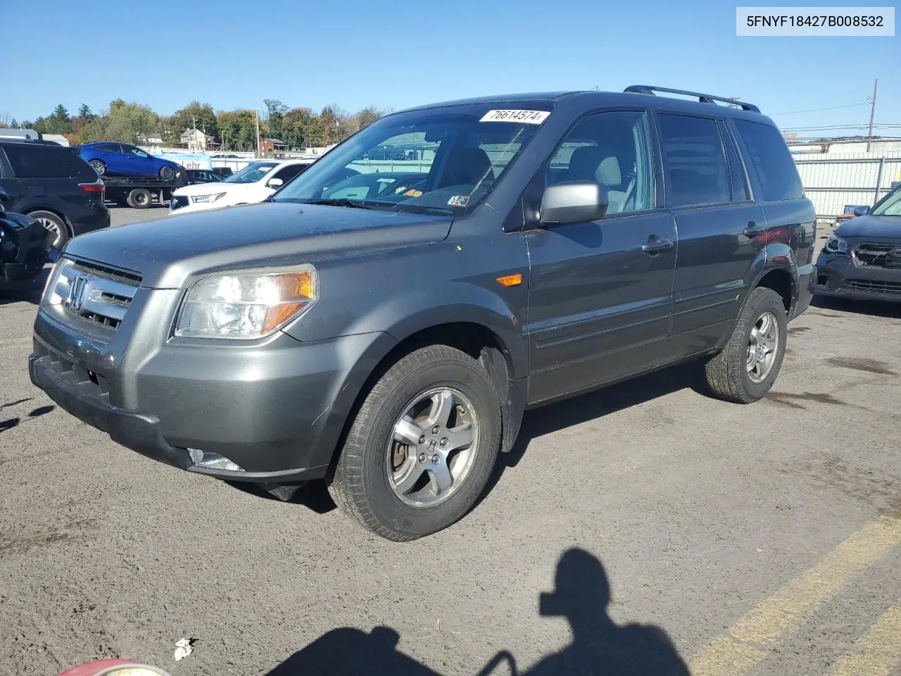 5FNYF18427B008532 2007 Honda Pilot Ex