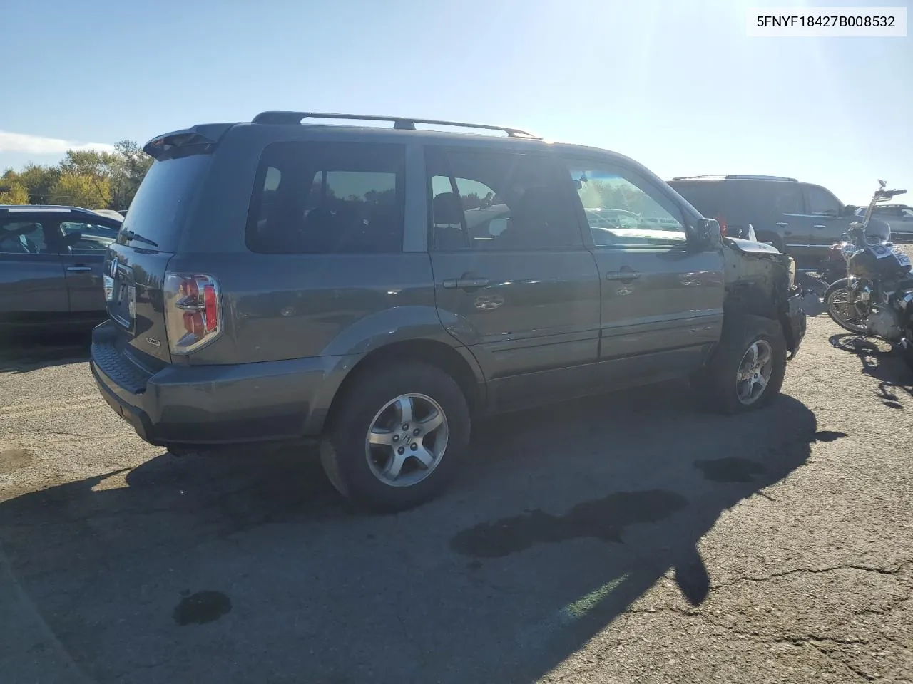 5FNYF18427B008532 2007 Honda Pilot Ex